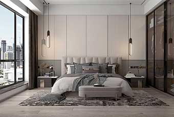 百色现代风格-卧室