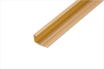 百色航空纤维墙咔铝合金边条(钛金氧化)