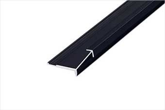 百色航空纤维墙咔铝合金阳角线（哑黑氧化）