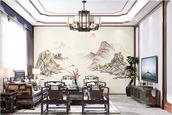 百色森佰汇航空纤维墙咔（巴山蜀水）