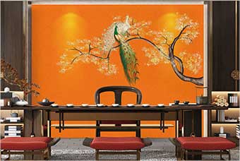 百色森佰汇航空纤维墙咔（春花秋月）